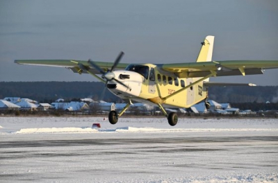 Обновленный учебно-тренировочный самолет "Танго" успешно прошел испытания в Новосибирске