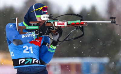 Белорусский биатлонист победил в спринте на Кубке России в Ханты-Мансийске